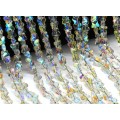Бусины из циркона бабочка гр.6мм цвет хамелеон, 40см, 67 бусин (иск.)
