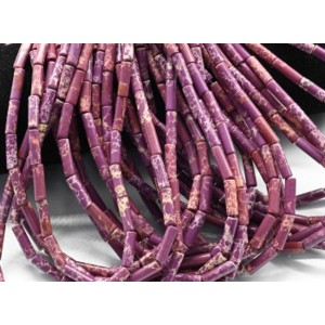 Бусины из варисцита цилиндр 4*13мм, цвет сиреневый, 38см, 28 бусин (иск.) Бусины из варисцита цилиндр 4*13мм, цвет сиреневый, 38см, 28 бусин (иск.)