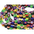 Детские бусины для творчества Герои круг 10мм, цвет ассорти, 37см, 40 бусин (иск.)