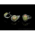 Кольцо и серьги с унакитом