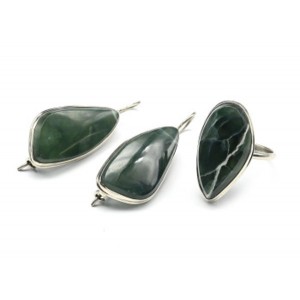 Кольцо и серьги офит "Грация"