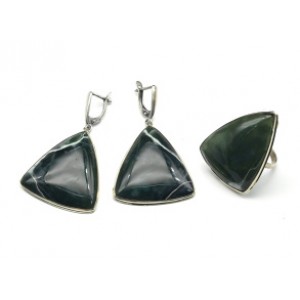 Кольцо и серьги офит Кольцо и серьги офит