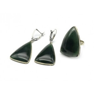 Кольцо и серьги офит