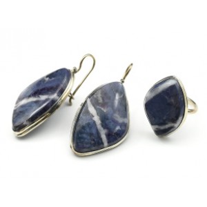 Кольцо и серьги офит "Грация"