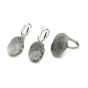 Кольцо и серьги лабрадор Кольцо и серьги лабрадор