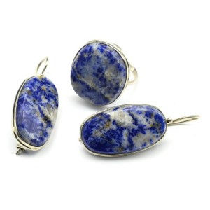 Кольцо и серьги лазурит Кольцо и серьги лазурит