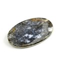 Брошь агат моховой "Овал" 70*41мм.