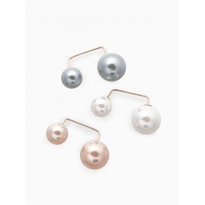 Набор булавок «Жемчужное ассорти», 3 шт., разноцветный