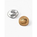 Брошь «Декоративная пуговица» набор 2 шт., цвет золото и серебро