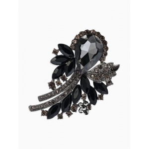 Брошь «Императрица. Букет», чернёная, цвет серебристый Брошь «Императрица. Букет», чернёная, цвет серебристый