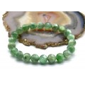Браслет из лепидолита зеленого шарик 8мм, 20г