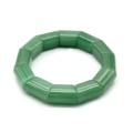 Браслет из авантюрина зеленого сегмент 12*20мм, 16см.