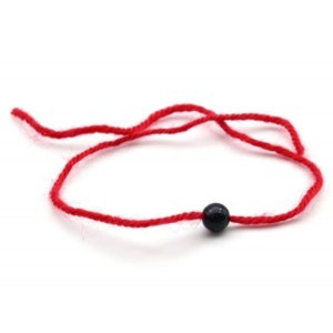 Браслет карасная нить с авантюрином синим "Рыбы" шарик 6мм, 33см (иск.)