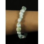 Браслет ангелит (овалы) на резинке