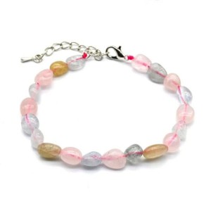 Браслет из берилла галтовка 7*10мм, 18см Браслет из берилла галтовка 7*10мм, 18см