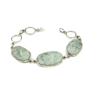 Браслет из амазонита, 20,5см.