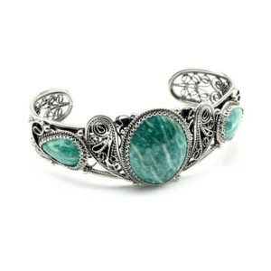 Браслет амазонит, 18см.