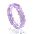 Браслет из Аметиста лавандового прямоугольник 18*14мм, 49г