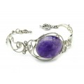 Браслет аметист, 17,5см