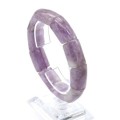 Браслет из аметиста лавандового сегмент 15*23мм