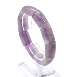 Браслет из аметиста лавандового сегмент 15*23мм