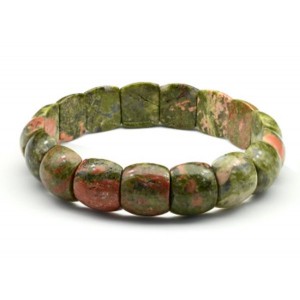 Браслет полукруг 15*12мм из унакита