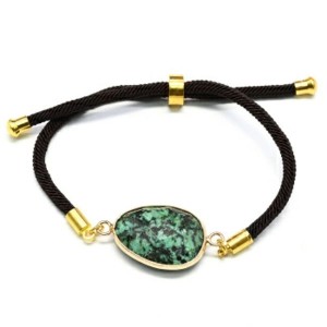 Браслет из бирюзы (имитация) овал, 23*17мм