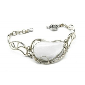 Браслет горный хрусталь, 17,5см. Браслет горный хрусталь, 17,5см.