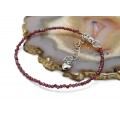 Браслет из граната шарик гр.2мм, 17см