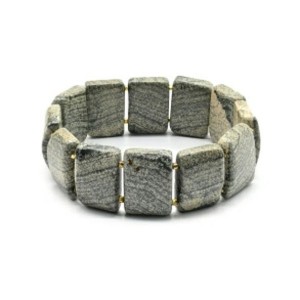 Браслет из скарна прямоугольник 22*14мм, 58г