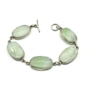 Браслет жадеит, 20,5см.