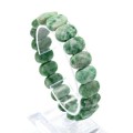 Браслет граненый 14*7мм из жадеита