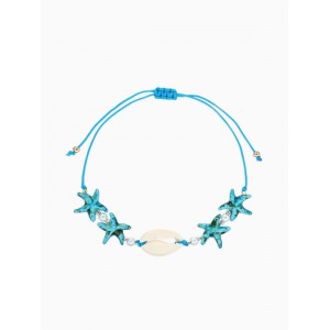 Браслет «Морской. перламутр и звезда», d=6 см, МИКС