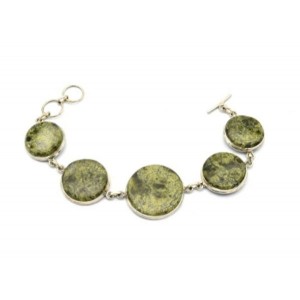 Браслет змеевик, 18 см. Браслет змеевик, 18 см.