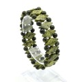 Браслет из змеевика, 18см