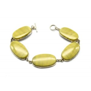 Браслет офиокальцит, 23,5см