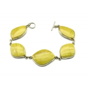 Браслет офиокальцит, 21см