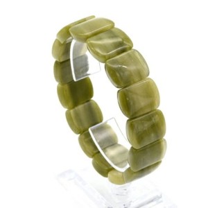 Браслет овал 19*14мм из фантомного кварца