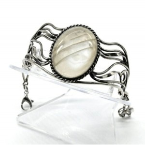 Браслет лунный камень "Овал", 18см Браслет лунный камень "Овал", 18см