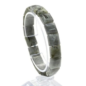 Браслет из лабрадорита сегмент 12*12мм, 16см