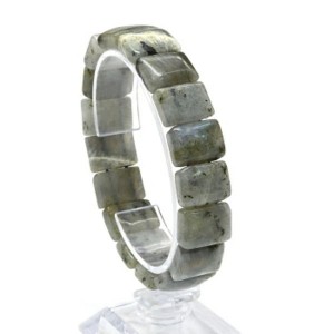 Браслет из лабрадорита сегмент 16*12мм, 17см