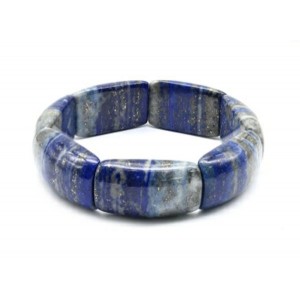 Браслет из Лазурита сегмент 20*33мм, 93г
