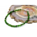 Браслет из хромдиопсида шарик гр.4мм, 19см
