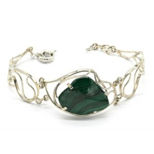 Браслет малахит, 20см. Браслет малахит, 20см.