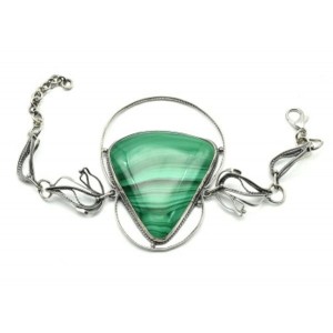 Браслет малахит, 17 см. Браслет малахит, 17 см.