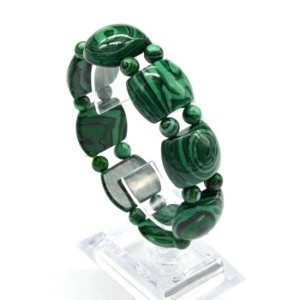 Браслет полукруг 21*17мм, шарик 6мм из малахита (имитация) Браслет полукруг 21*17мм, шарик 6мм из малахита (имитация)