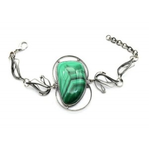 Браслет малахит, 16,5 см Браслет малахит, 16,5 см