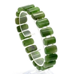 Браслет из Нефрита прямоугольник 15*8мм, 39г
