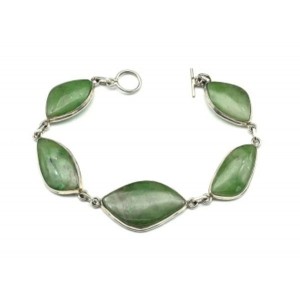 Браслет нефрит, 21,5см.