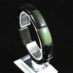 Браслет из обсидиана радужного 14*20мм